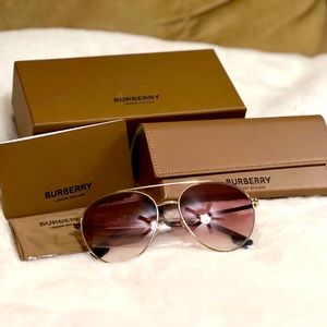 Burberry Aviator Shades (Brand New)